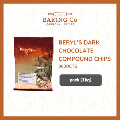 Beryl's Dark Chocolate Chips 8800cts