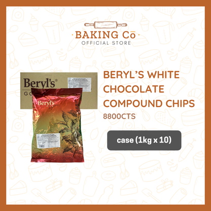 Beryl's White Chocolate Chips 8800cts