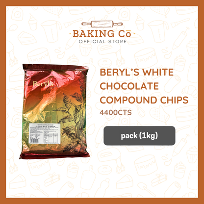 Beryl's White Chocolate Chips 4400cts