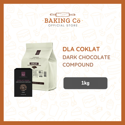 DLA Dark Coklat Chocolate Compound Coins