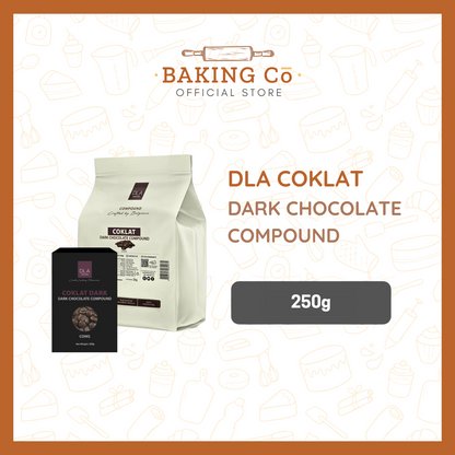DLA Dark Coklat Chocolate Compound Coins