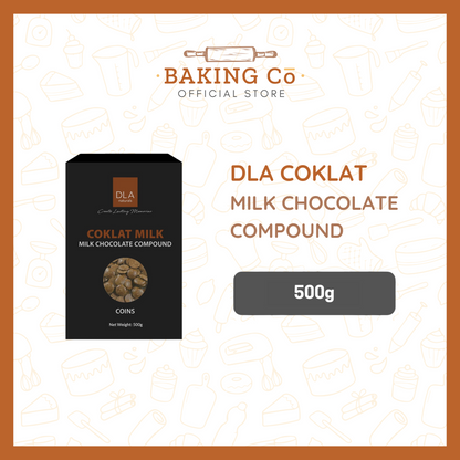 DLA Milk Coklat Chocolate Compound Coins
