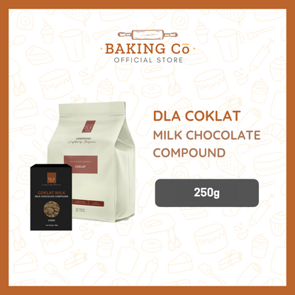 DLA Milk Coklat Chocolate Compound Coins