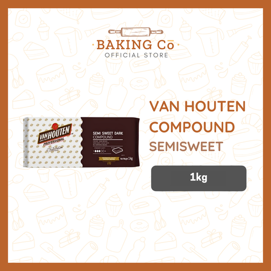 Van Houten Semisweet Compound Bar