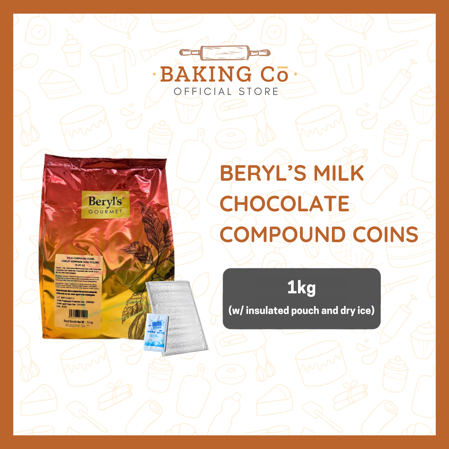 Beryl's Milk Chocolate Compound Coins