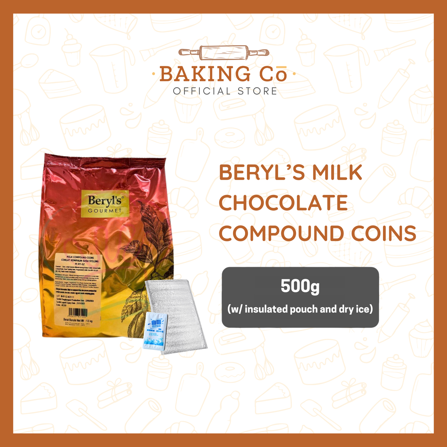 Beryl's Milk Chocolate Compound Coins