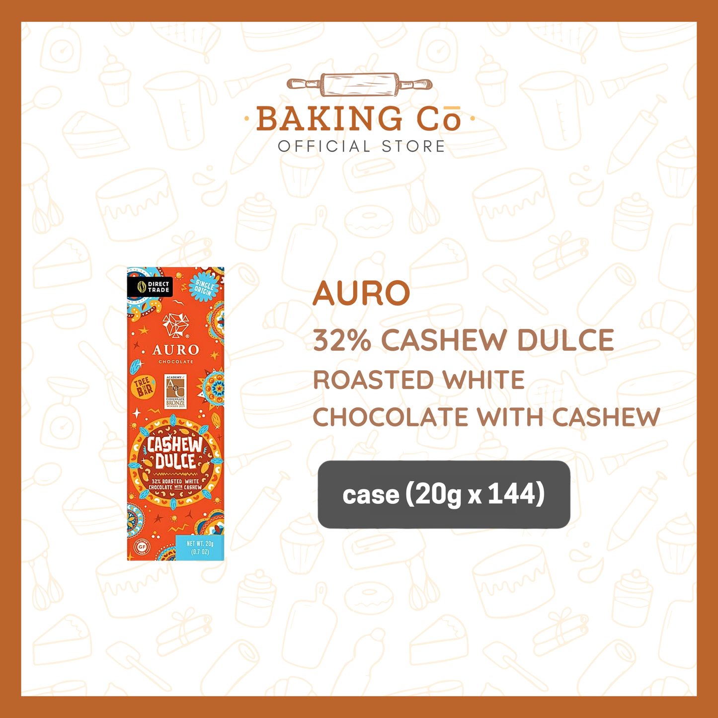 Auro 32% Cashew Dulce