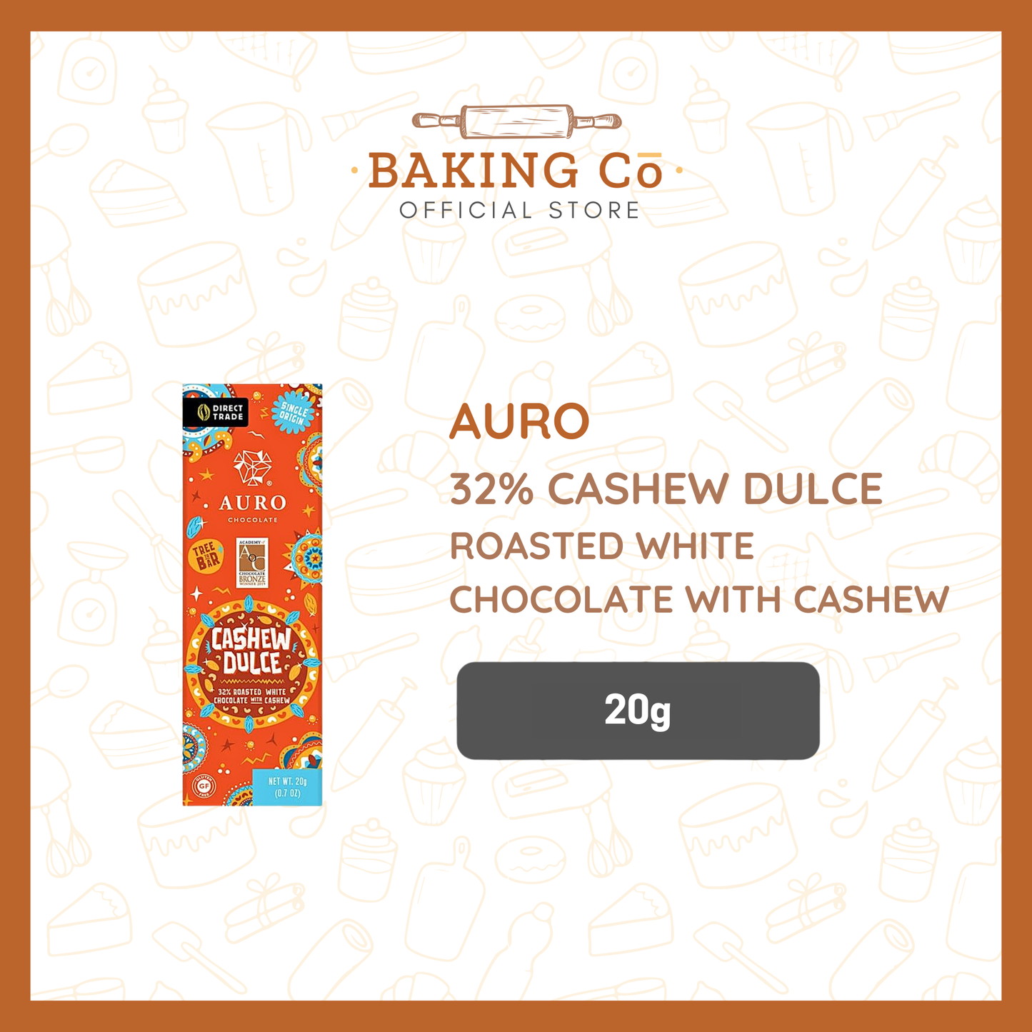 Auro 32% Cashew Dulce