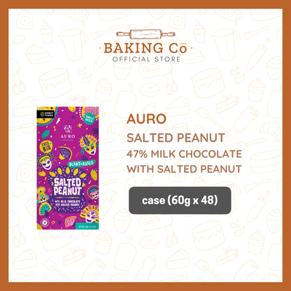 Auro 47% Milk Chocolate w/ Salted Peanut Bar