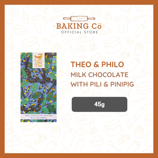Theo & Philo Milk Chocolate w/ Pili & Pinipig