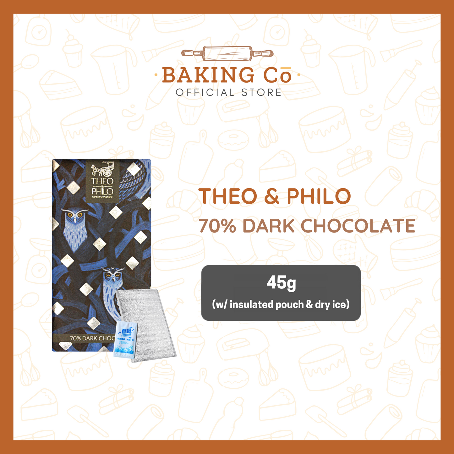 Theo & Philo 70% Dark Chocolate