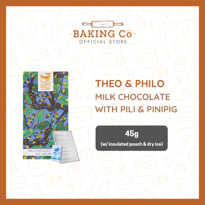 Theo & Philo Milk Chocolate w/ Pili & Pinipig