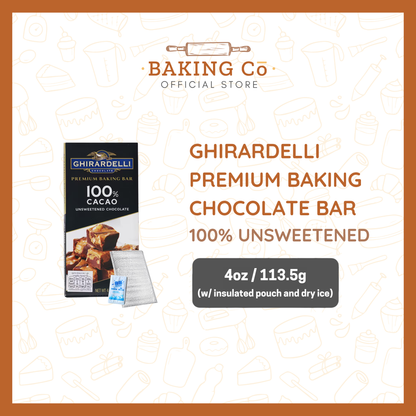 Ghirardelli 100% Unsweetened Chocolate Bar