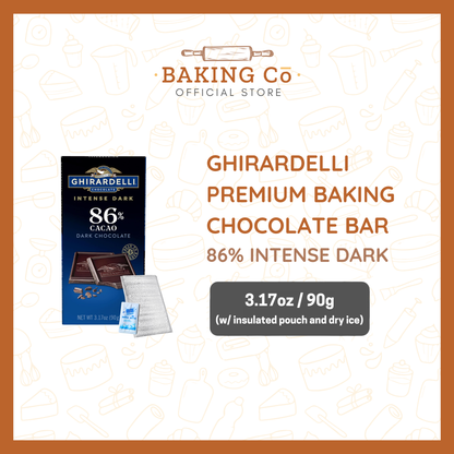 Ghirardelli 86% Intense Dark Chocolate Bar