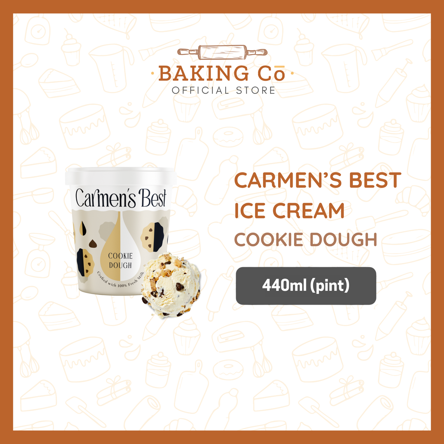 Carmen's Best Cookie Dough Ice Cream
