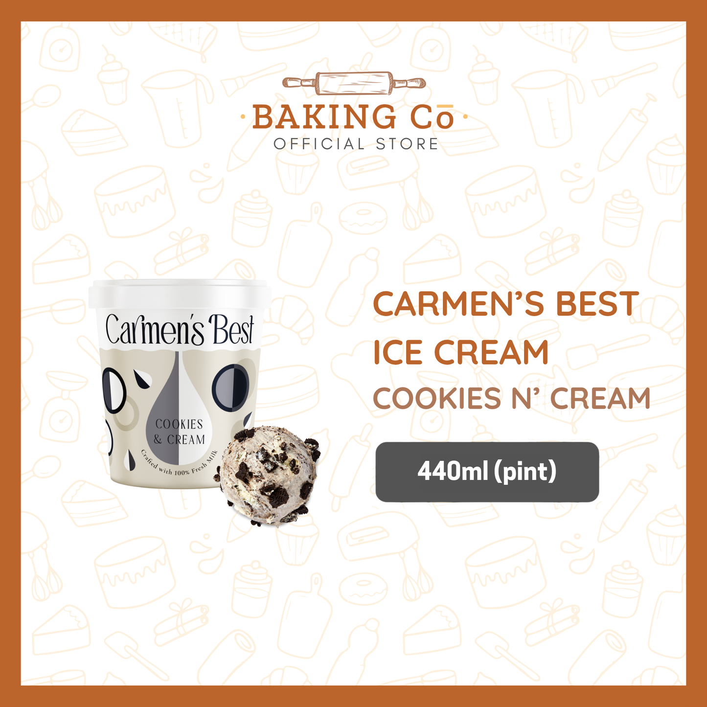 Carmen's Best Cookies n' Cream Ice Cream