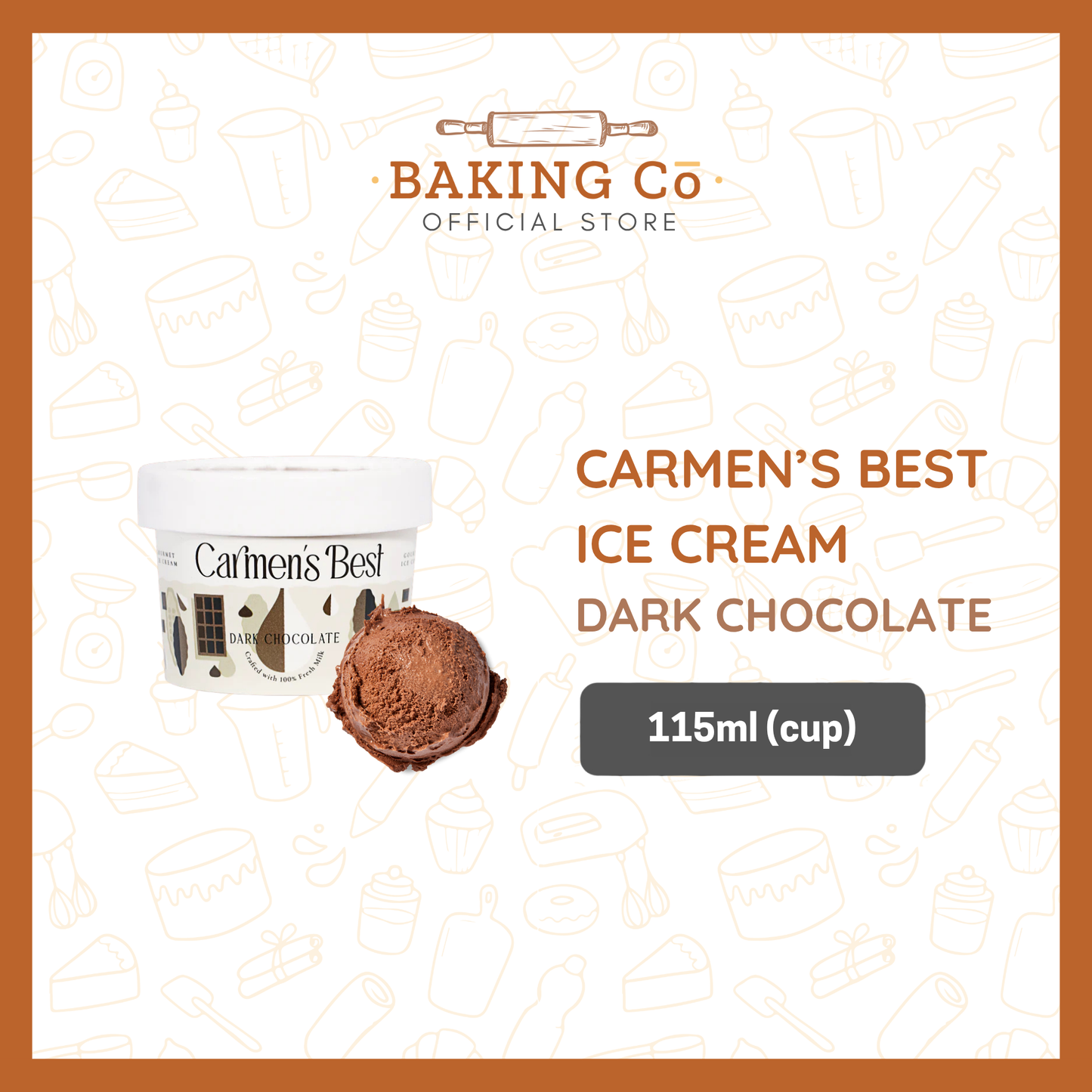 Carmen's Best Dark Chocolate Ice Cream