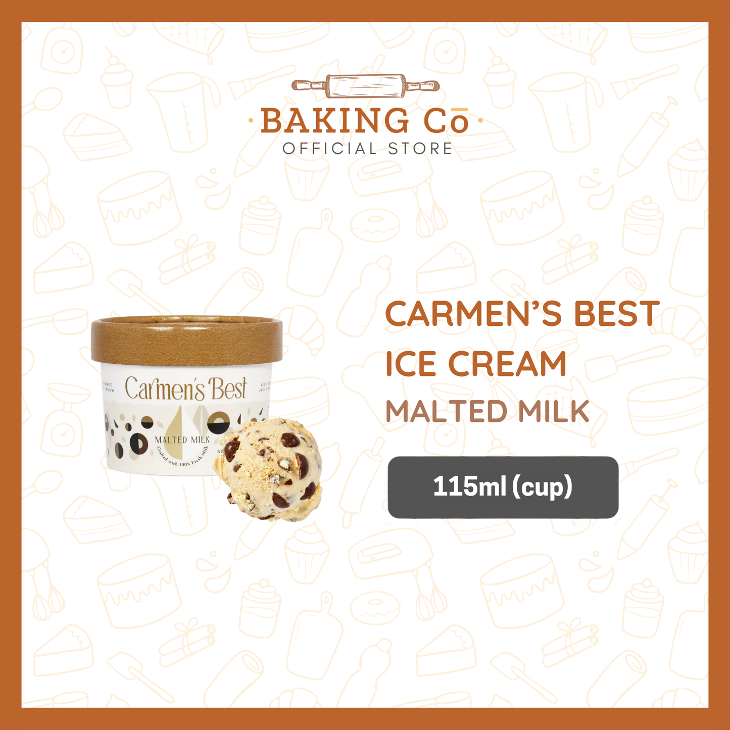 Carmen's Best Malted Milk Ice Cream
