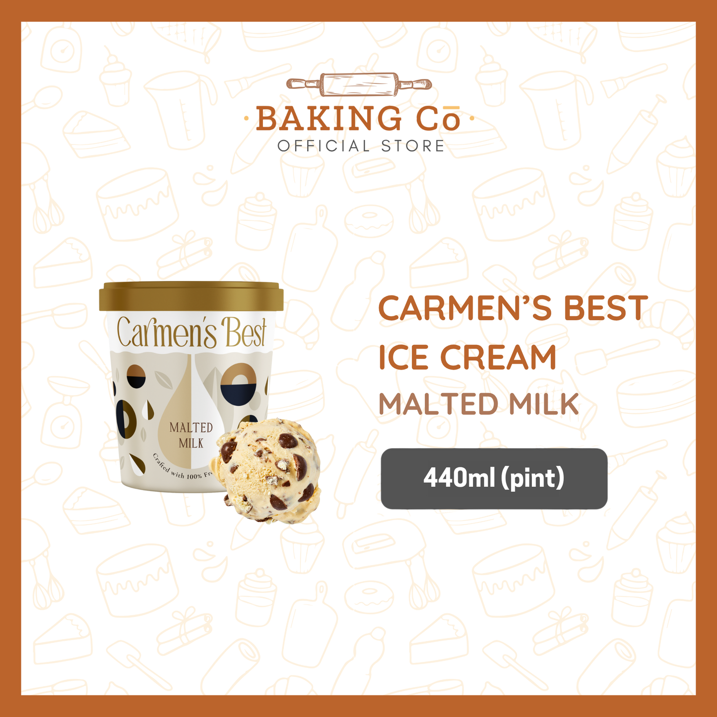 Carmen's Best Malted Milk Ice Cream