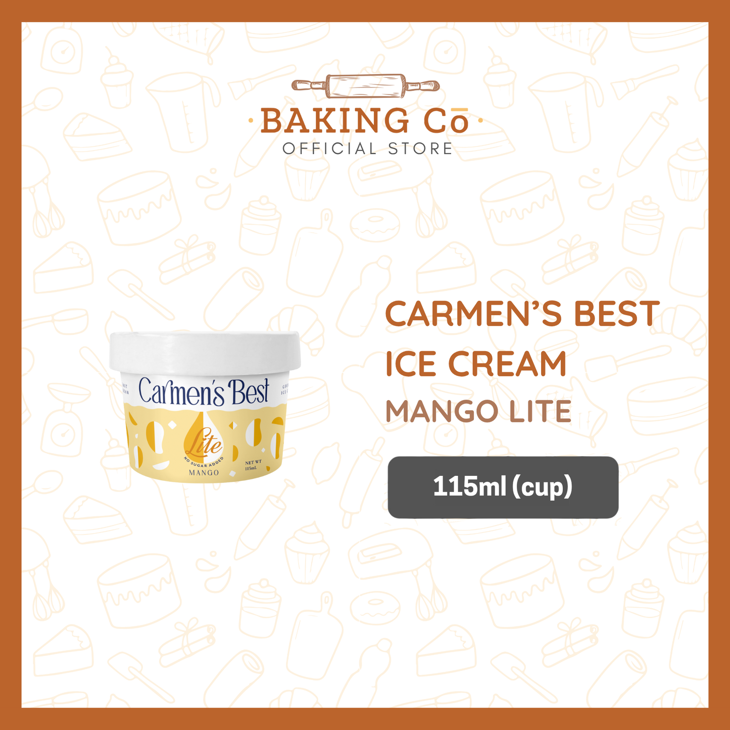 Carmen's Best Mango Lite Ice Cream
