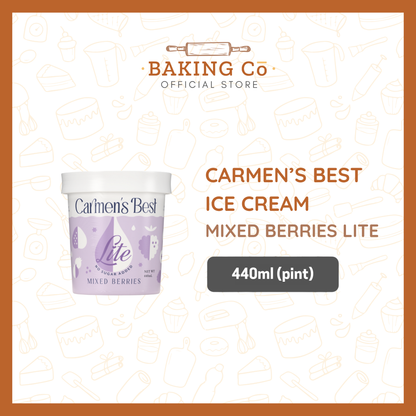 Carmen's Best Mixed Berries Lite Ice Cream