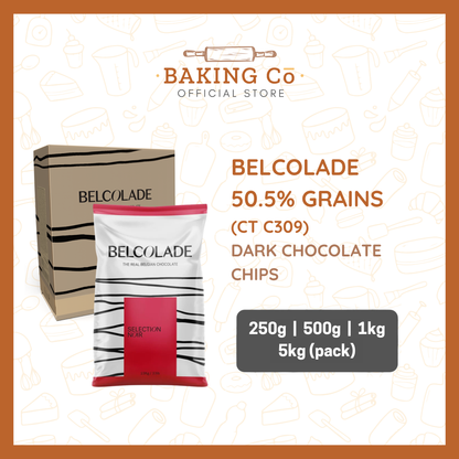 Belcolade 50.5% Dark Chocolate Grains