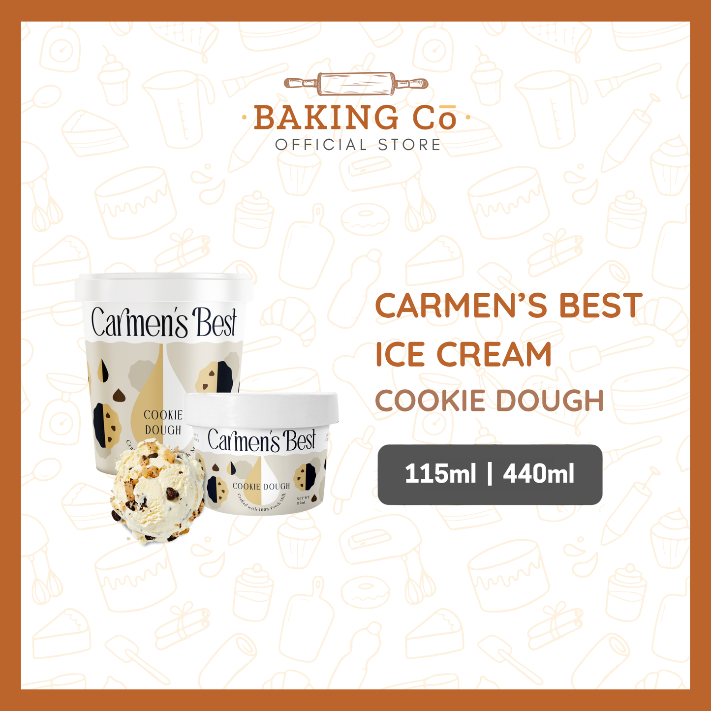 Carmen's Best Cookie Dough Ice Cream