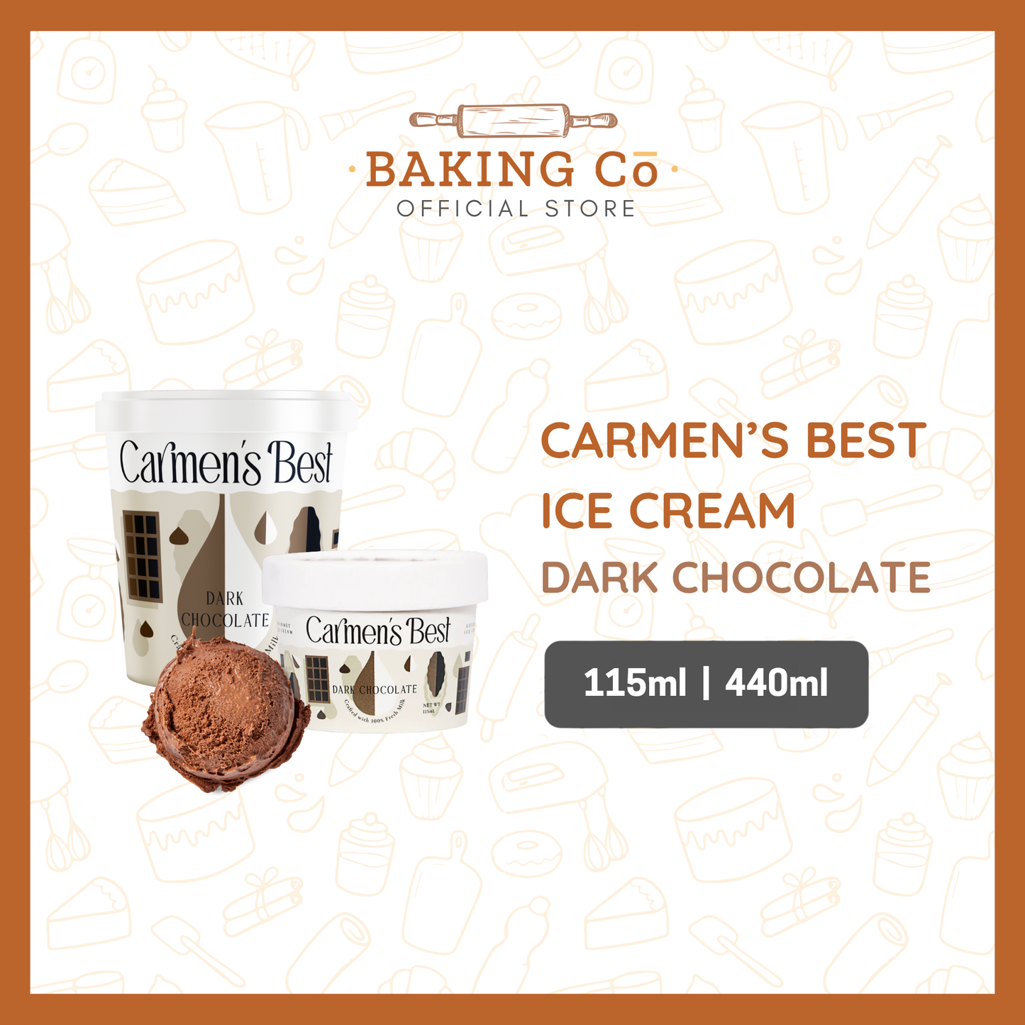 Carmen's Best Dark Chocolate Ice Cream