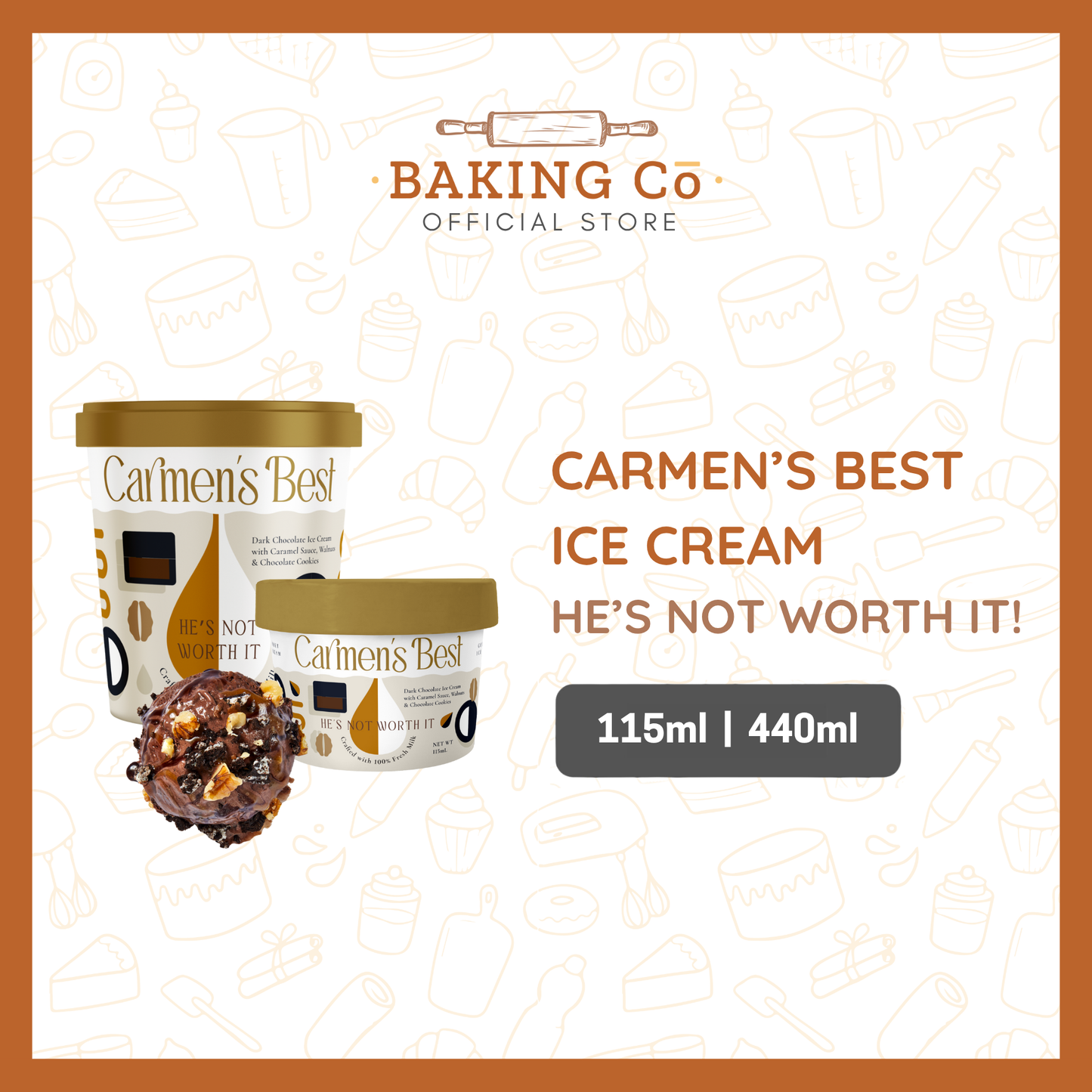Carmen's Best He's Not Worth It! Ice Cream