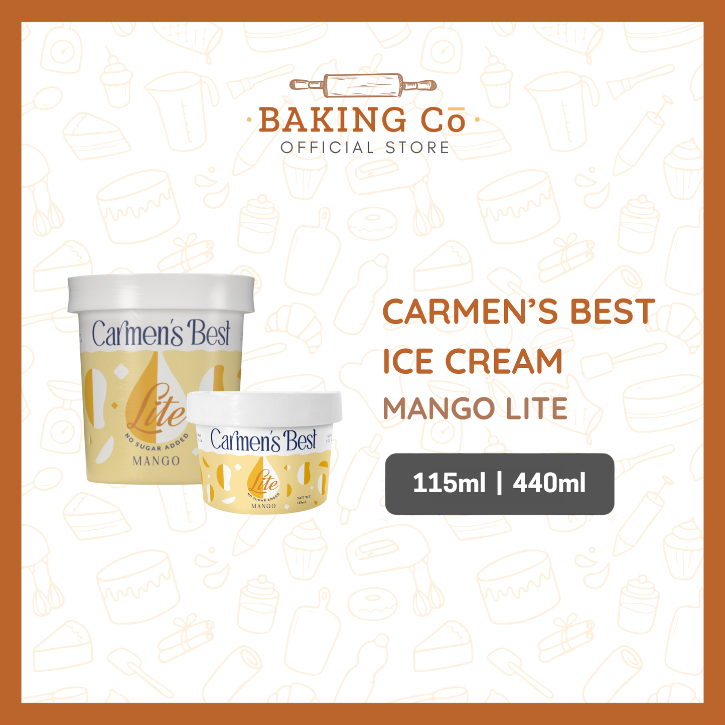 Carmen's Best Mango Lite Ice Cream