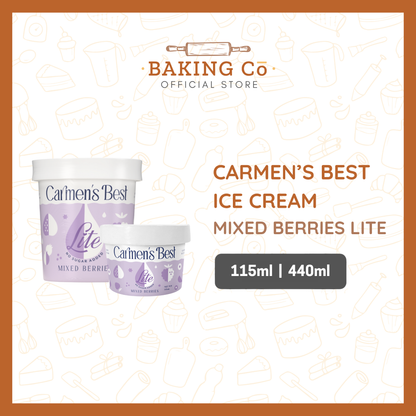 Carmen's Best Mixed Berries Lite Ice Cream