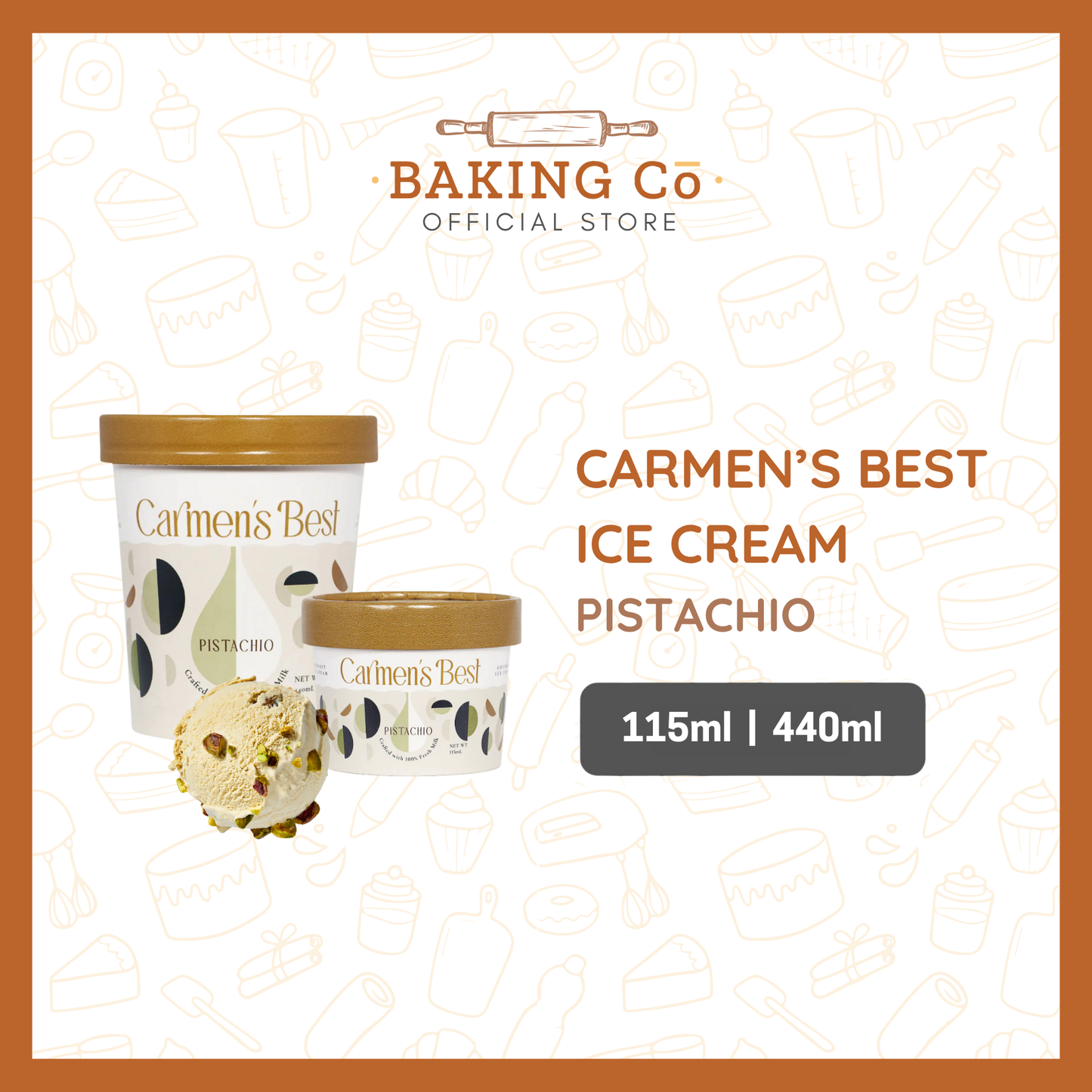 Carmen's Best Pistachio Ice Cream