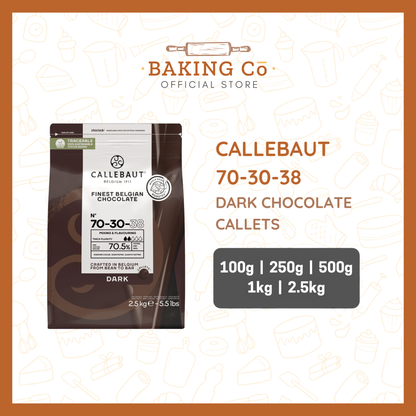 Callebaut 70-30-38 Dark Chocolate Callets