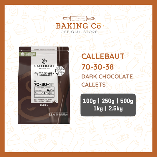 Callebaut 70-30-38 Dark Chocolate Callets