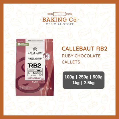 Callebaut RB2 Ruby Chocolate Callets