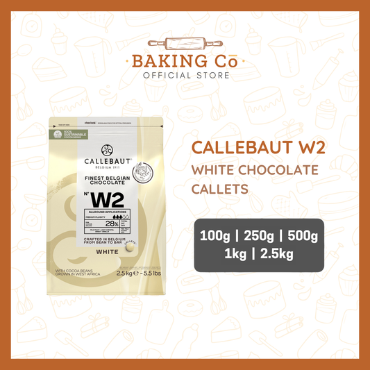 Callebaut W2 White Chocolate Callets