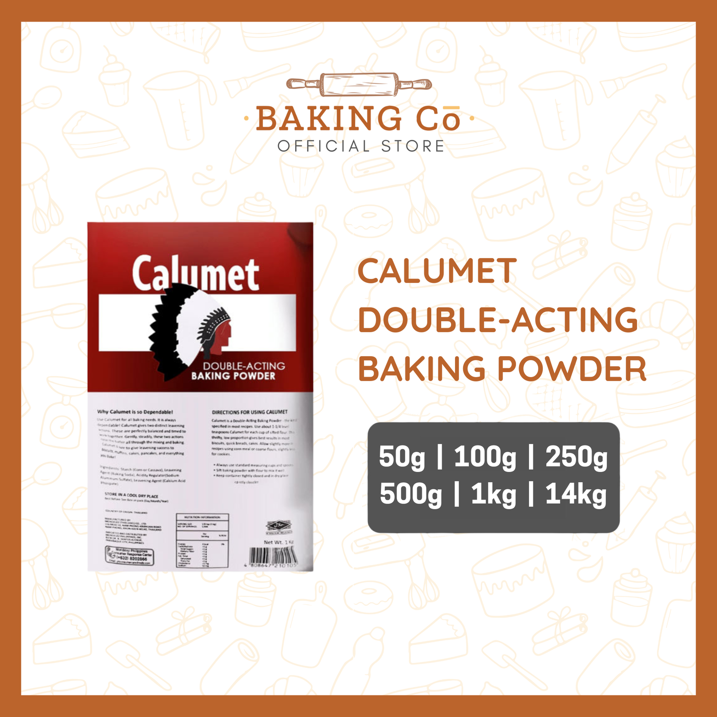 Calumet Double-Acting Baking Powder