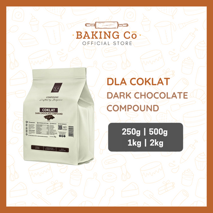 DLA Dark Coklat Chocolate Compound Coins