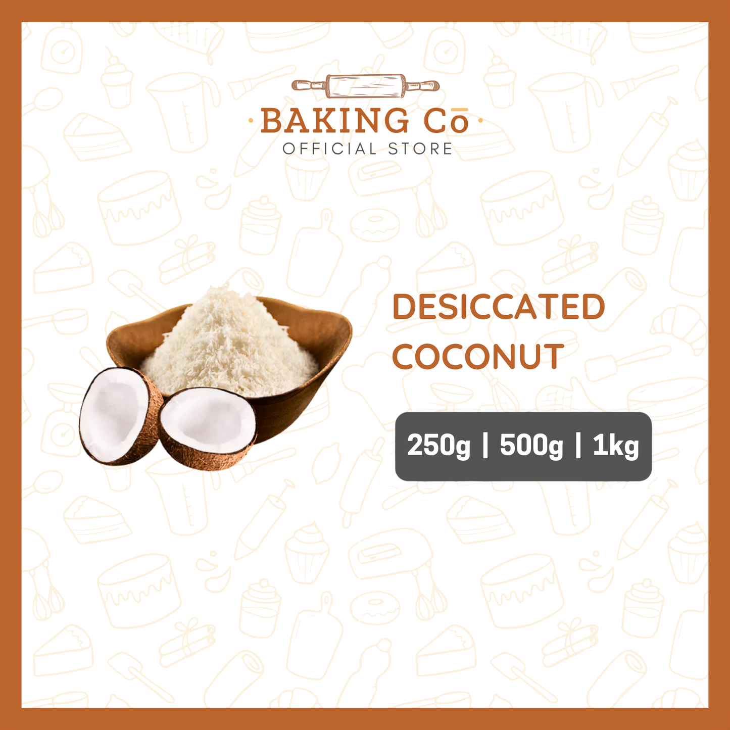 Baking Cō Desiccated Coconut