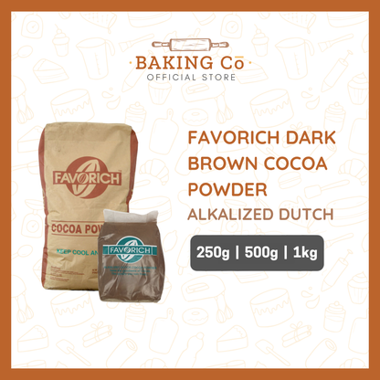 Favorich Dark Brown Cocoa Powder