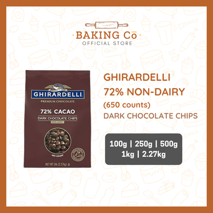 Ghirardelli 72% Non-Dairy Dark Chocolate Chips
