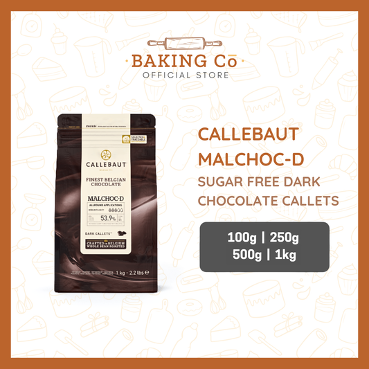 Callebaut Malchoc-D Sugar Free Dark Chocolate Callets