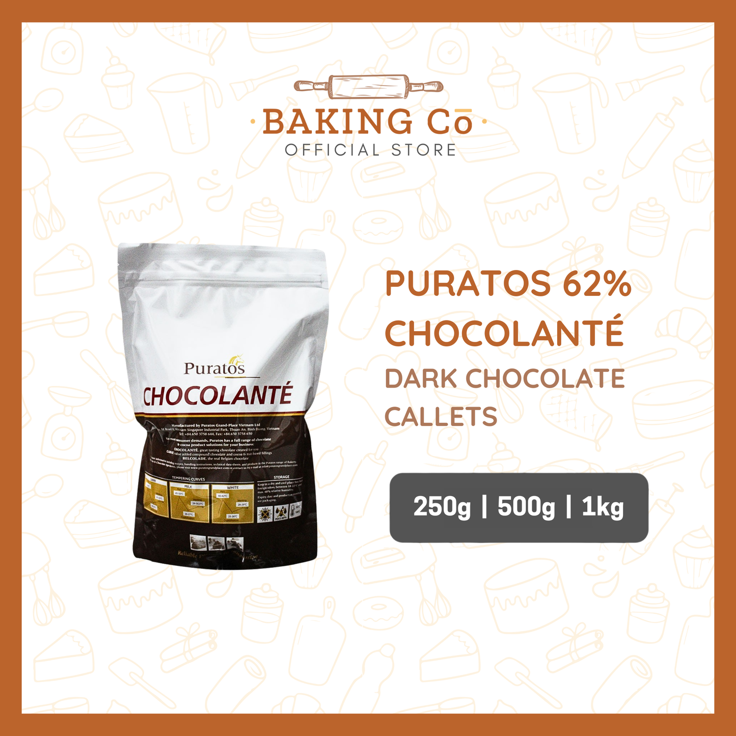 Puratos 62% Dark Chocolanté