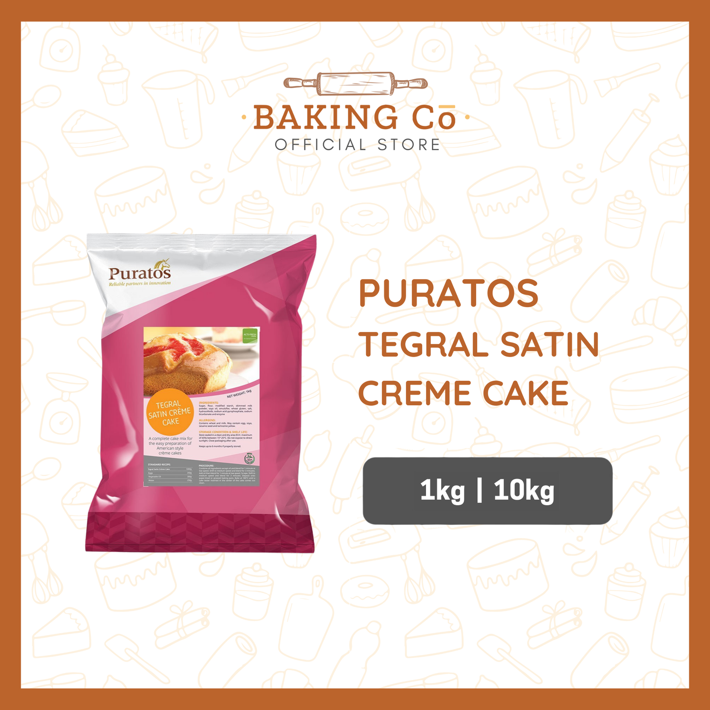 Puratos Tegral Satin Moist Chocolate Cake