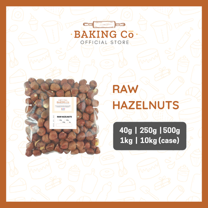 Baking Cō Raw Hazelnuts