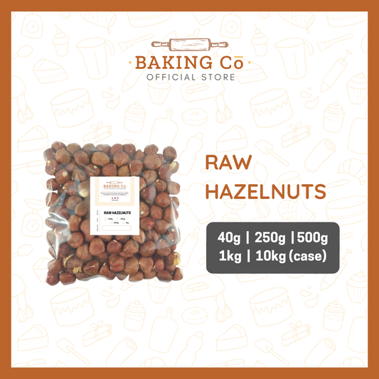 Baking Cō Raw Hazelnuts