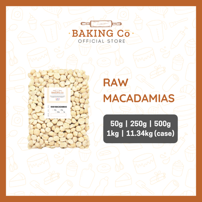 Baking Cō Raw Macadamias