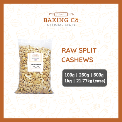 Baking Cō Raw Split Cashews