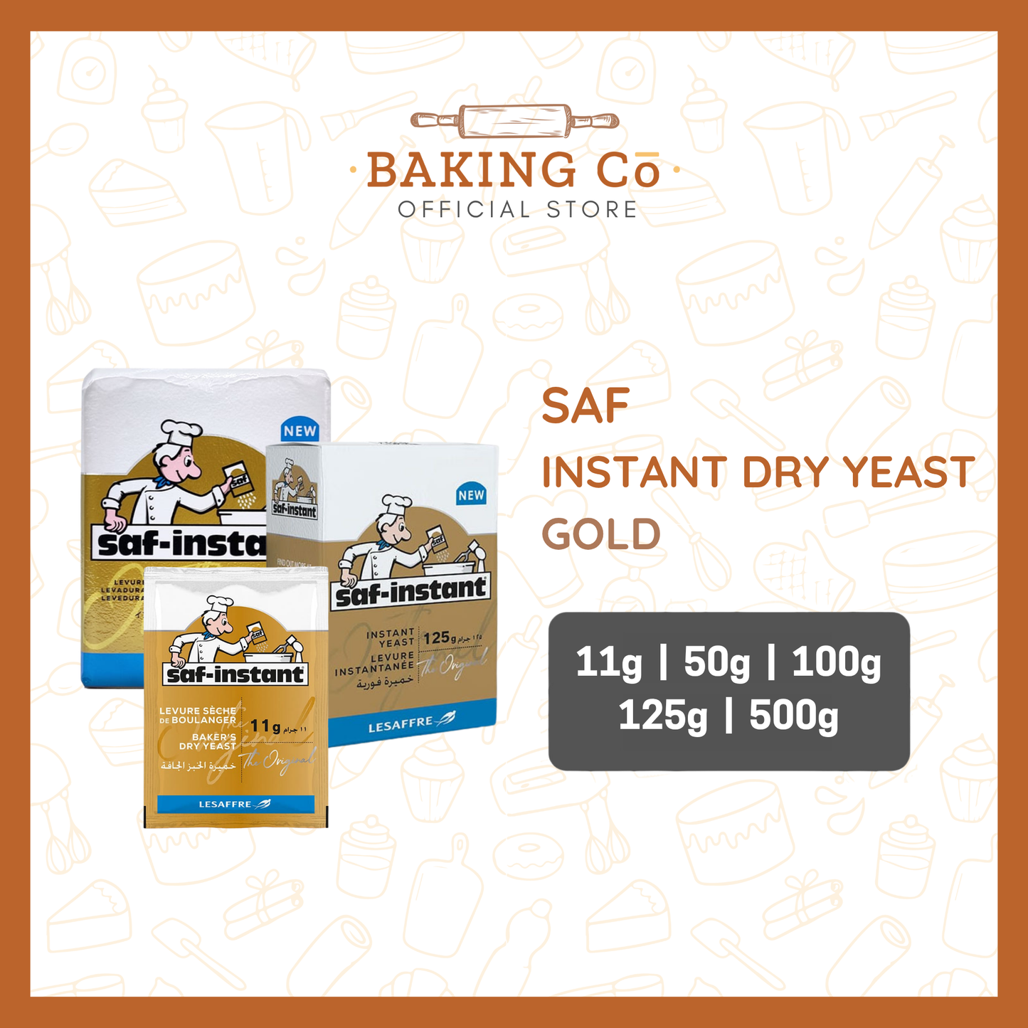 SAF Gold Instant Dry Yeast