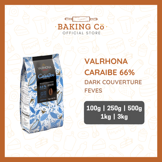Valrhona Caraibe 66% Dark Chocolate Feves